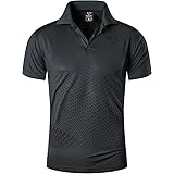 [jeansian] 男性用 ファッショ メンズ Tシャツ ポロシャツ 半袖 速乾性 LSL195