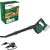 Bosch Home & Garden 18V Cordless Leaf Blower Without Battery, 2-Speed Selection, Includes Leafblower Nozzle and Inflator Nozz