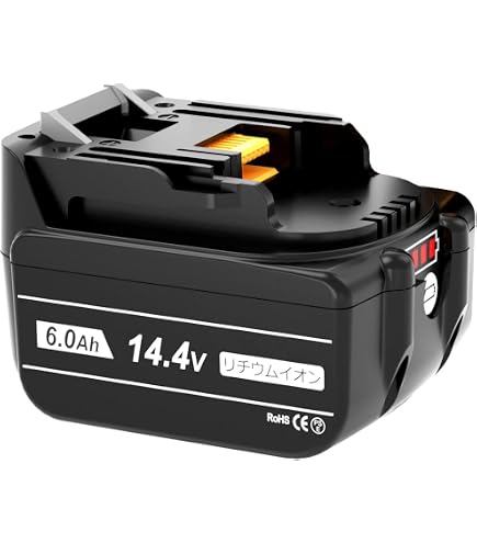 Amazon.co.jp: 4000mAh 交換用バッテリー - マキタ 14.4V バッテリー