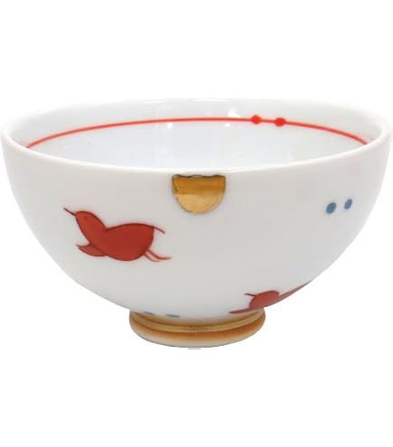 Amazon.co.jp: 新伝統工芸京焼清水焼瑞松窯 岩本瑞松辰砂 飯椀大)1客