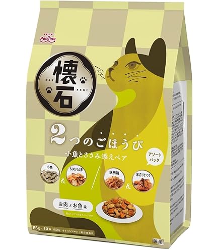 Amazon | ペットライン 懐石 2つのごほうび 白身魚添えペア キャット