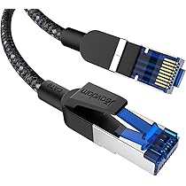 Amazon.co.jp: Jeavdarn LANケーブル CAT8 2m 超高速 40Gbps