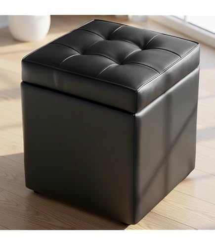 Amazon｜Safavieh Home Collection オットマン Oriana レトロ ブラック