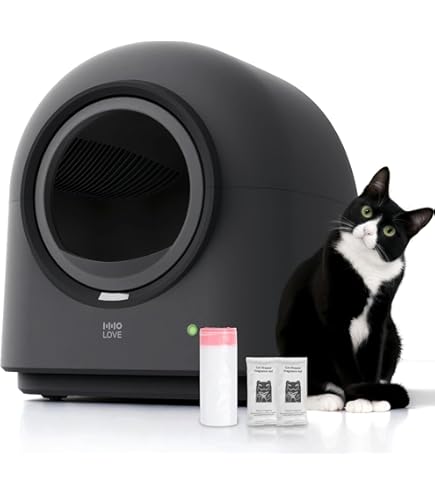 Amazon | 【電動半自動式】Toki-dot 猫 トイレ 自動 F001，ワンボタン