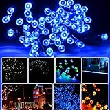 Lycheerscolour Solar Christmas String 17m 100 LED Solar Fairy String Lights for Outdoor, Gardens, Ho