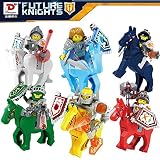 Superb Good 6pcs /ロットKnights建物ブロックミニフィギュアクレイMacy Lanceアーロン・Jestro Figuresギフトミニフィギュアと互換性Legoe NEXUS