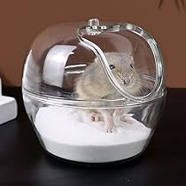 ゴールデンハムスター飼育セット　幅60㎝　小動物用ケージ　トイレ砂バスサンド床材 Amazon | ハムスター トイレ 外付け 砂浴び容器 チンチラ