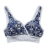ママと赤ちゃんのために考え抜かれた授乳用ブラジャー日本助産師会推奨商品　モーブラNewNew（ニューニュー）　バンダナ (L, ネイビー)