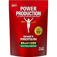 江崎グリコ パワープロダクション ホエイプロテイン高たんぱく低糖質 プレーン味 800g【使用目安 40食分】WPI たんぱく質含有率95%(無水物換算値) 人工甘味料・香料不使用 鉄 マグネシウム カルシウム ビタミン