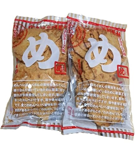 Amazon.co.jp: 福太郎 めんべい プレーン お徳用 200g われせん