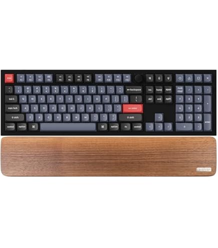 Amazon.co.jp：木製キーボードリストレスト パームレスト Keychron Q1