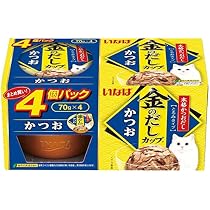 Amazon.co.jp: いなば 金のだしカップ かつお 70g×4個 : ペット用品