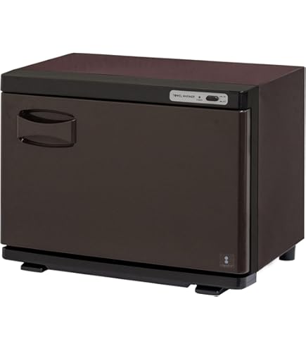 Amazon | タオルウォーマー GH-8B ブラック 前開き 7L ホットキャビ