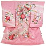 お宮参り 着物 女の子初着 正絹 花手毬文様 ug270