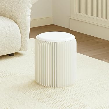 5個セット ih paper 折りたたみ円形スツール 最大300kg耐荷重 折りたためる紙製スツール（リラックマ） スマートペーパースツール