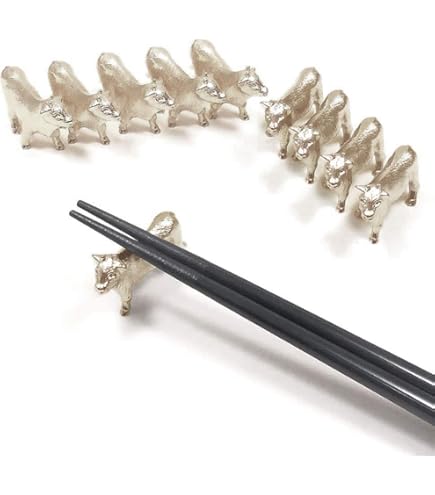 フランス アンティーク ナイフレスト 5本 セット ナイフホルダー 箸置き オールドバカラ アンティーク DE BOUCHE A OREILLE / porte