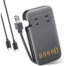 Amazon.co.jp: 素直な虹 電源タップ USB付き Type-C PD 65W 延長コード