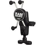 ラムマウント RAM MOUNTS 【セット】Xグリップ スマートフォンホルダーセット U字クランプマウント アーム(M) X-Gripホルダー [1インチ] 対応径φ12.7~31.75mm バイク 自転車 スマホ 車載ホルダー RAM-B-149