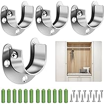 Amazon | EMAGEREN ポール 固定 金具 4個セット ロッド径28mm