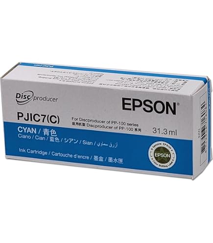 Amazon.co.jp: Epson PJIC7(LC) シアン (ライト) インクカートリッジ