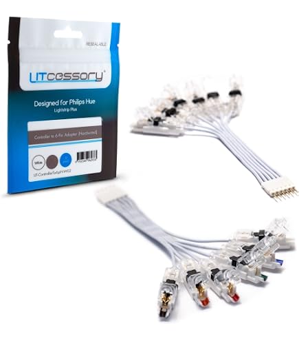 Amazon.co.jp: Litcessory 延長ケーブル 為に Philips Hue Lightstrip