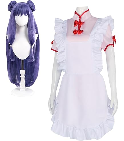 Amazon.co.jp: シャンプー コスプレ衣装 ウィッグ付き らんま1/2 中華