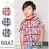 GOATロゴプリント半袖Ｔシャツ/GOAT(ゴート) 夏F 100 レッド