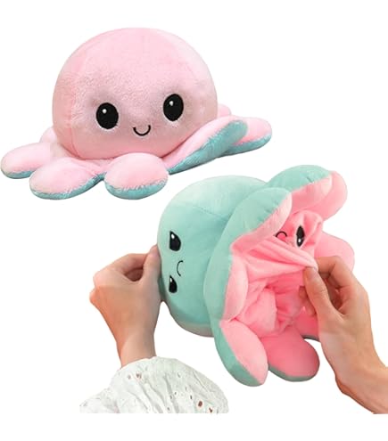 Amazon.co.jp: A-ITEM エーアイテム リバーシブルタコぬいぐるみ タコ