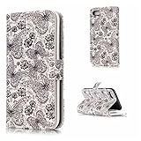 UNEXTATI iPhone 8 Plus ケース 高品質 PUレザー 手帳型ケース 保護カバー カード収納 液晶保護 防塵 Apple iPhone8 Plus 用 Case Cover (P3 