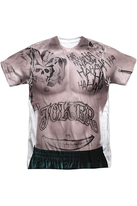 Suicide Squad- Joker Tattoo Costume Tee 