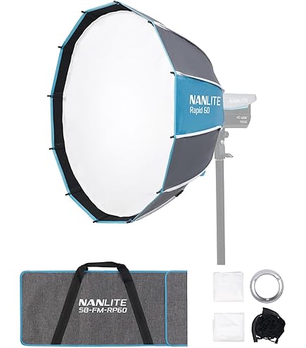 Amazon | NANLITE パラボリックソフトボックス 90cm 折りたたみ式