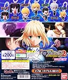 フェイト／ゼロ Fate/Zero スイング2 ガチャ バンダイ（レア付き全７種フルコンプセット+DP台紙おまけ付）