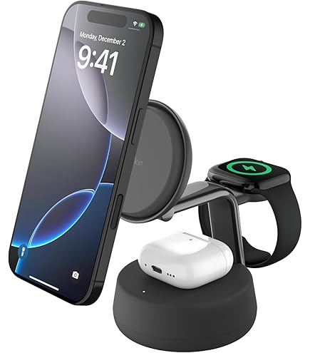Amazon.co.jp: Belkin WIZ001dqBK-A Wireless Charging Stand for