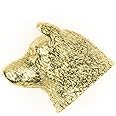 シバイヌ（柴犬） イギリス製 22ctゴールドプレート アート ドッグ ピンバッジ コレクション