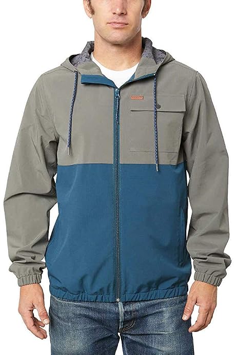 Nylon Windbreaker (Navy Blue 