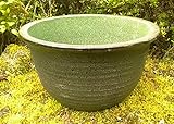 睡蓮鉢　風雅　 陶器製　メダカや金魚　水生植物に　中型睡蓮鉢　ビオトープ創り　 (13号)