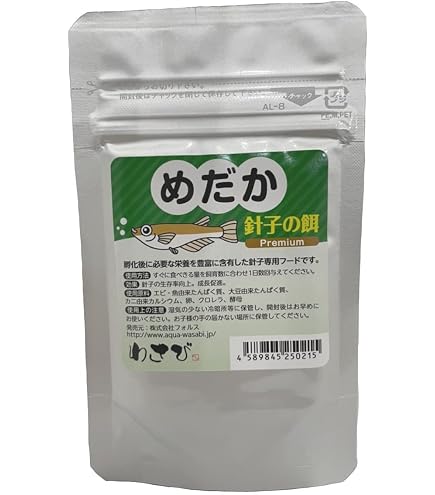 Amazon | わさび サプリ Premium (めだか）針子の生存率向上・水を汚さ