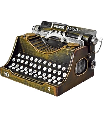 Amazon.co.jp: JORSION レトロヴィンテージタイプライター手作り小道具