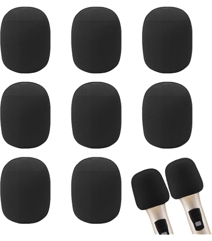 Amazon | CARSEND 7.8CM マイクカバー 100個入り マイクロフォンカバー