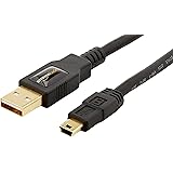 Amazonベーシック USB2.0ケーブル 1.8m（タイプAオス - miniBオス）ブラック