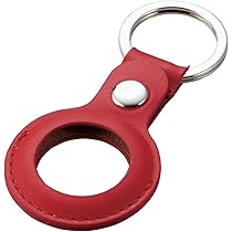 Amazon.co.jp: エレコム AirTag ケース ソフトレザーバンパー 