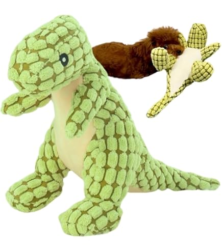 噛み噛みザウルス＆すまいるスターぬいぐるみセット - 犬用知育玩具、安全 Amazon | 【ペットホテルスタッフ推薦】噛み噛みザウルス&すまいる