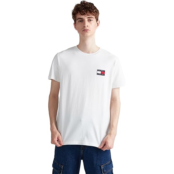   Jeans 半袖Tシャツ M ホワイト ジバンシィ GIVENCHY GIVENCHY Tシャツ BM71JB3YLZ 半袖 （100