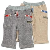 【アウトレット】 La Chiave クロップドパンツ(80～130cm) キムラタンの子供服 ベージュ 90 ( 53311x53511-143 )