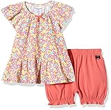 Polarn O Pyret Ditsy Floralドレス& Bloomerセット(新生児) カラー: オレンジ
