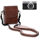For KODAK (コダック) PIXPRO C1 ケース カバー 【HNWEIWEI】カメラバッグ 収納袋 大容量 耐衝撃性 携帯防風 KODAK PIXPRO C1 用 ケース カバー(ダークブラウン)