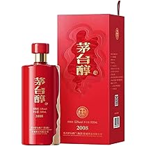 MOUTAI 500ml 白酒 2008年製 Kweichow Moutai Chun Baijiu Spirits茅台醇白酒 2008 500ml 500Ml 53
