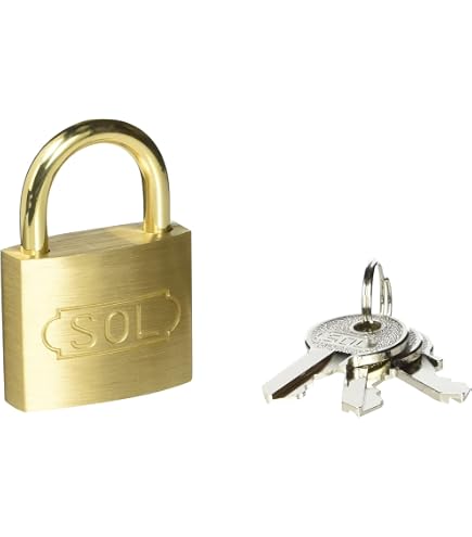Amazon | SOL-HARD SOLシリンダー南京錠 NO.2500 40mm 同一鍵 Amazon | SOL-HARD SOLシリンダー南京錠 NO.2500 40mm 同一鍵