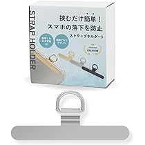 Amazon | [ZXZone] ストラップホルダー スマホ ストラップホール 透明