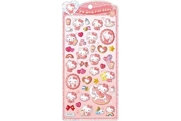 クラックス CRUX うるちゅる ポップシール ハローキティベビー ぷっくり 立体 スマホデコ 推し活 131783